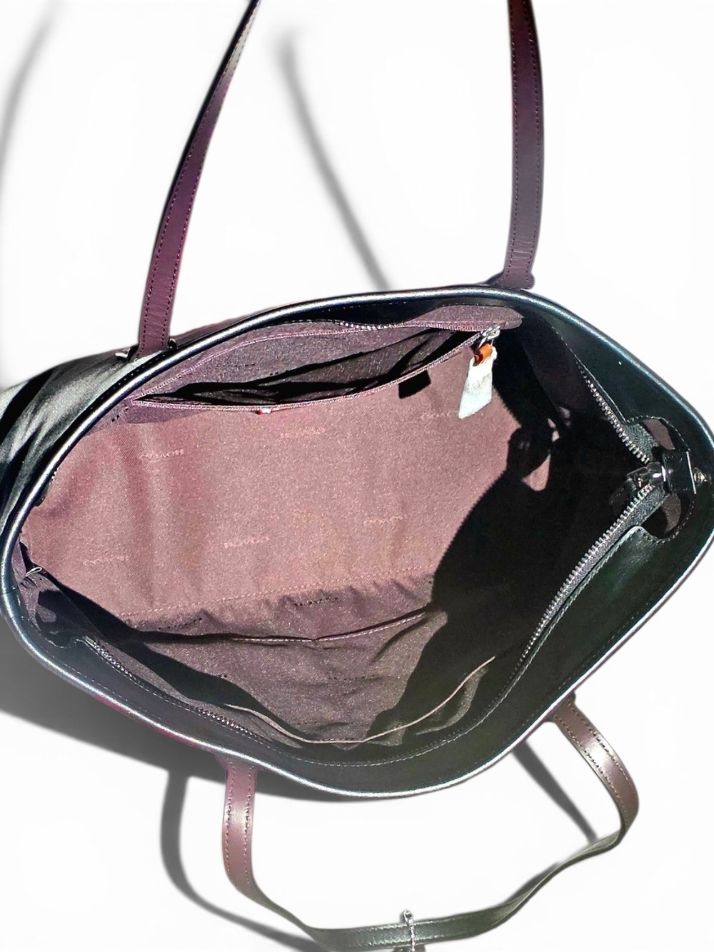 Coach Horse & Carriage Canvas City Tote | Charcoal Gray | Dust Bag Included - Picture 12 of 15